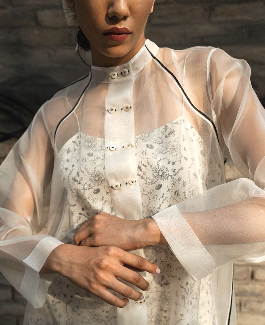 Dahilia Organza Jacket Set