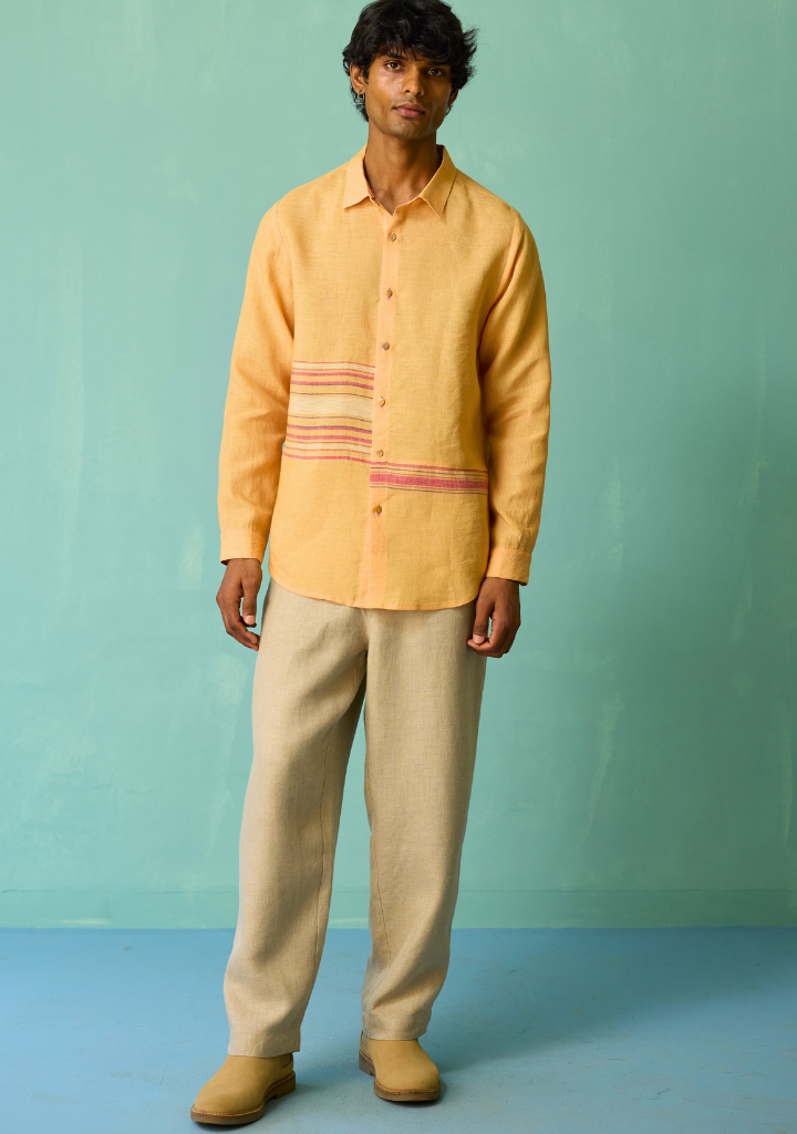 Daniel Border Stripe Shirt
