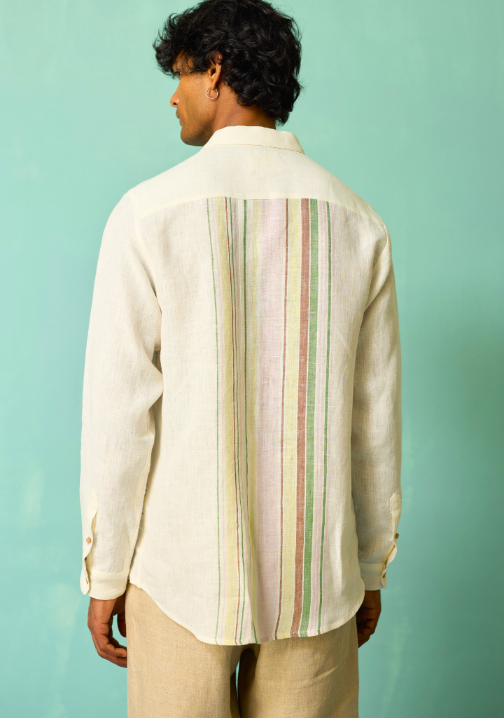 Daniel Border Stripe Shirt
