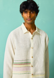 Daniel Border Stripe Shirt