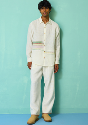 Daniel Border Stripe Shirt