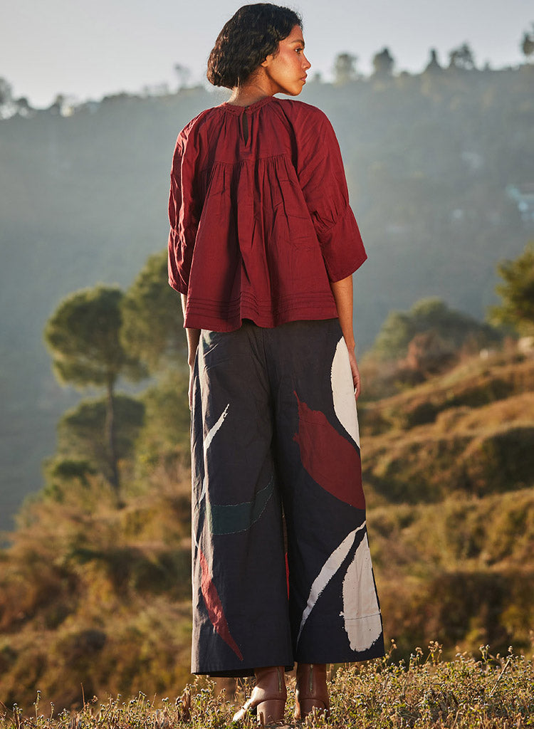 Dappled Petal Skirt Pants