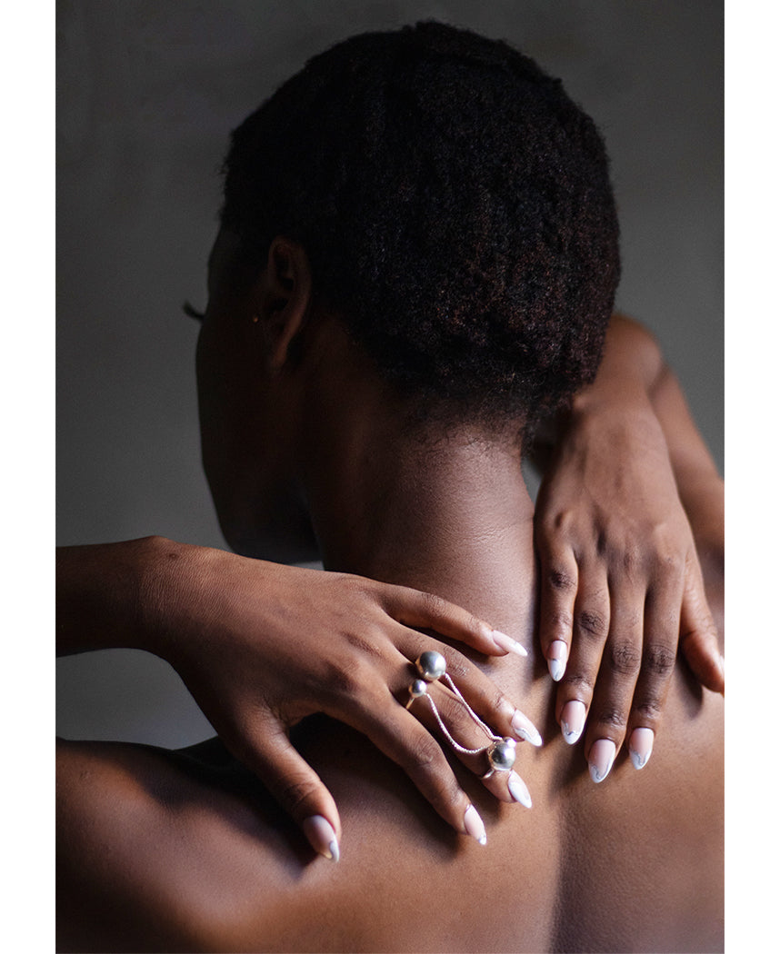 Deco Chain Ring Maxi