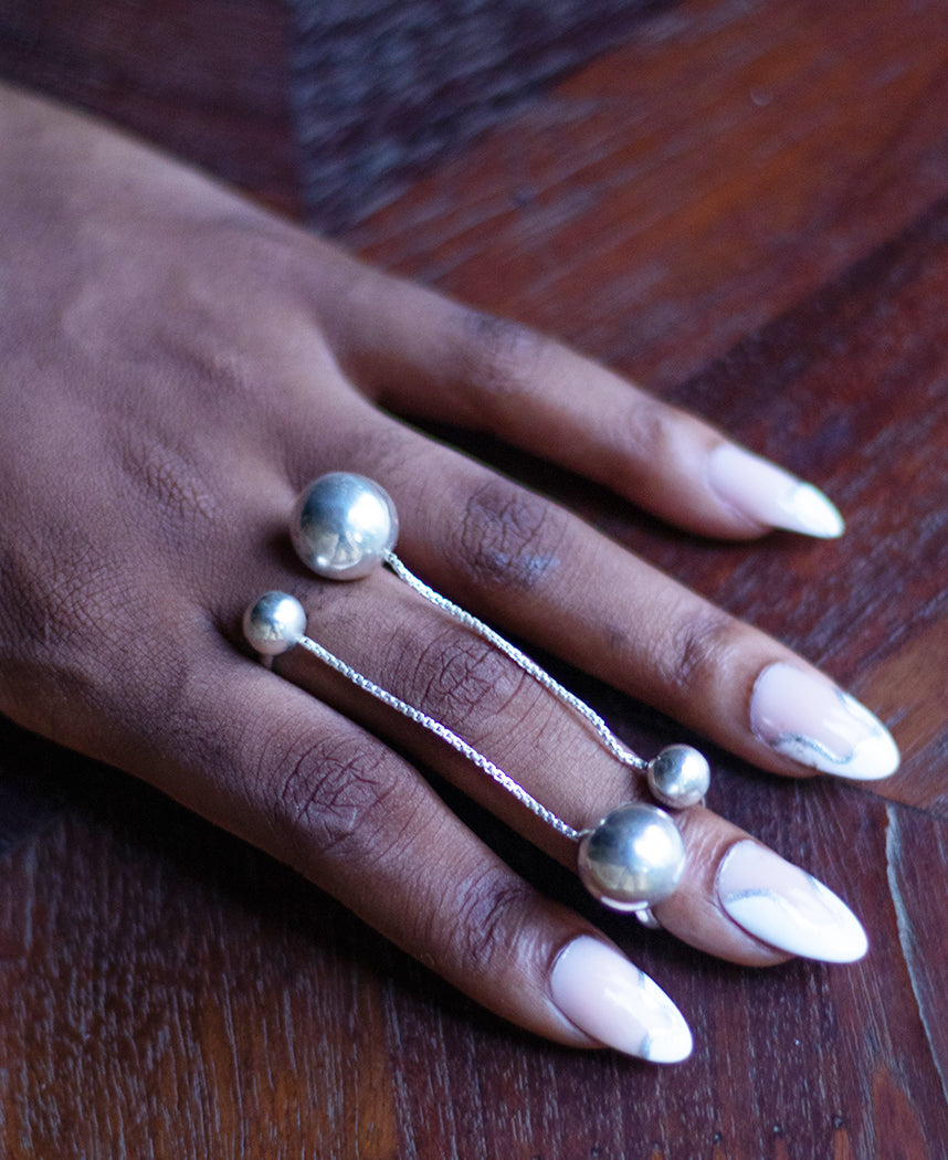 Deco Chain Ring Maxi