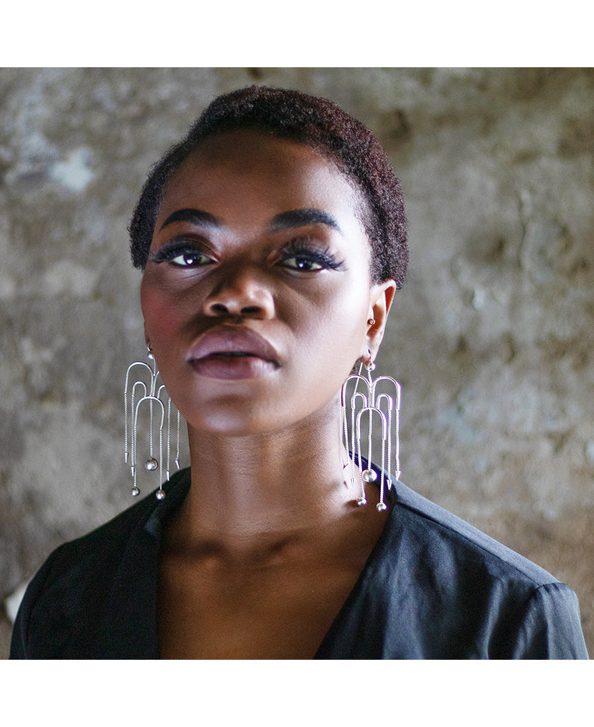 Deco Fountain Earrings