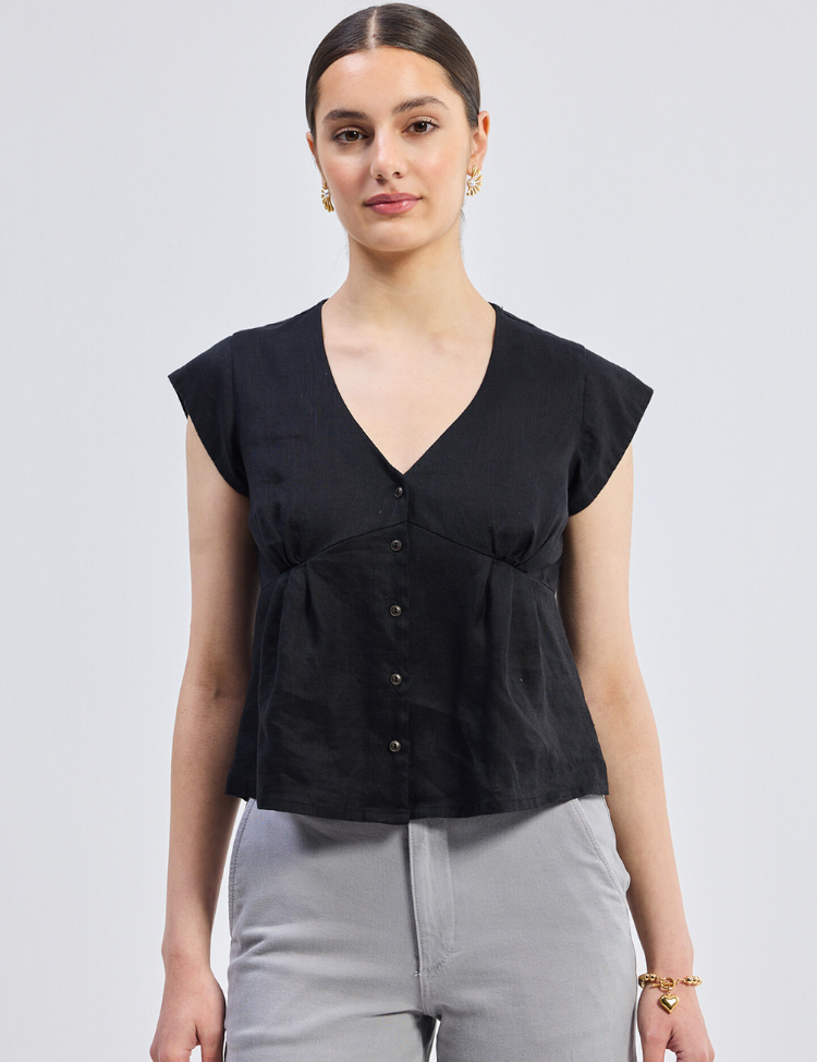 Deep-V-neck-short-top-in-Black-D.png