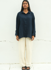 Deepest Blues Oversized Shirt