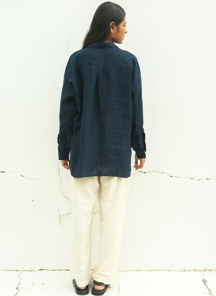 Deepest Blues Oversized Shirt