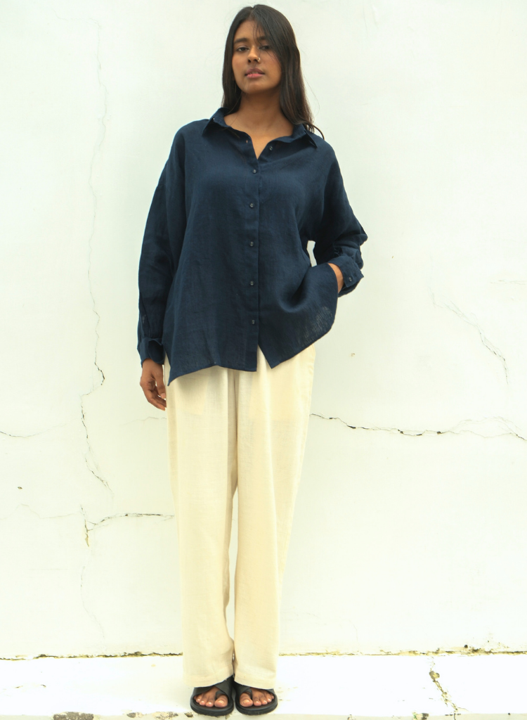 Deepest Blues Oversized Shirt