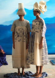 Delphine Patchwork Dress