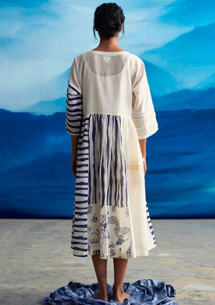 Delphine Patchwork Dress