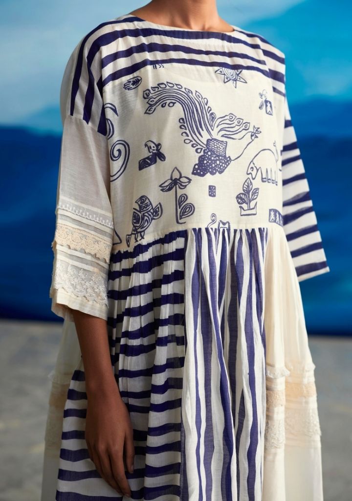 Delphine Patchwork Dress