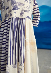 Delphine Patchwork Dress