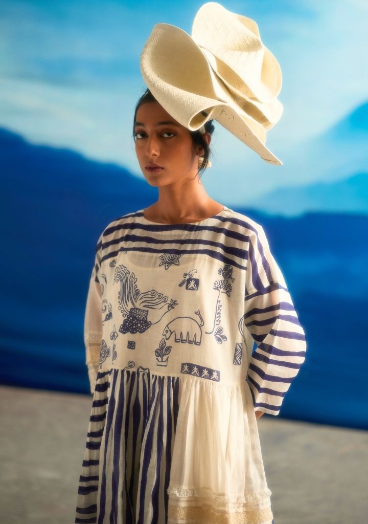 Delphine Patchwork Dress