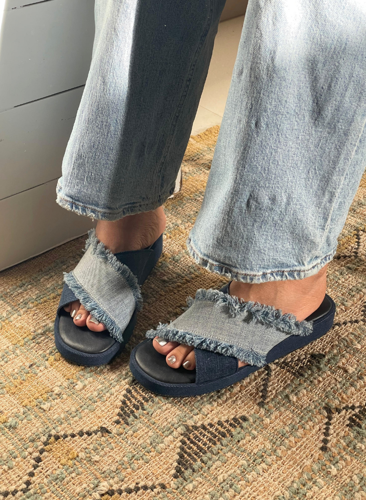 Denim Criss Cross