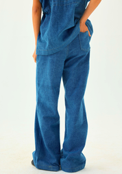 Denim Flare Pants
