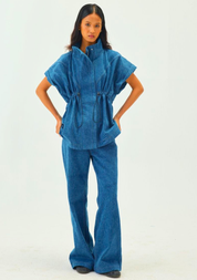 Denim Flare Pants
