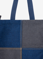Denim Patchwork Tote