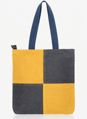 Denim Patchwork Tote