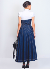 Denim Swirl Dress