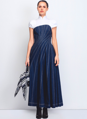 Denim Swirl Dress