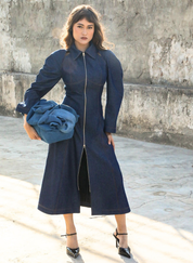 Denim Zip Dress