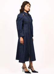 Denim Zip Dress
