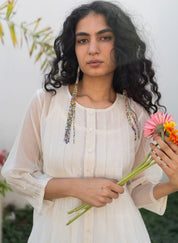 Dewy Mist Pleated Kurta