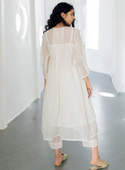 Dewy Mist Pleated Kurta
