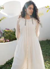 Dewy Mist Pleated Kurta