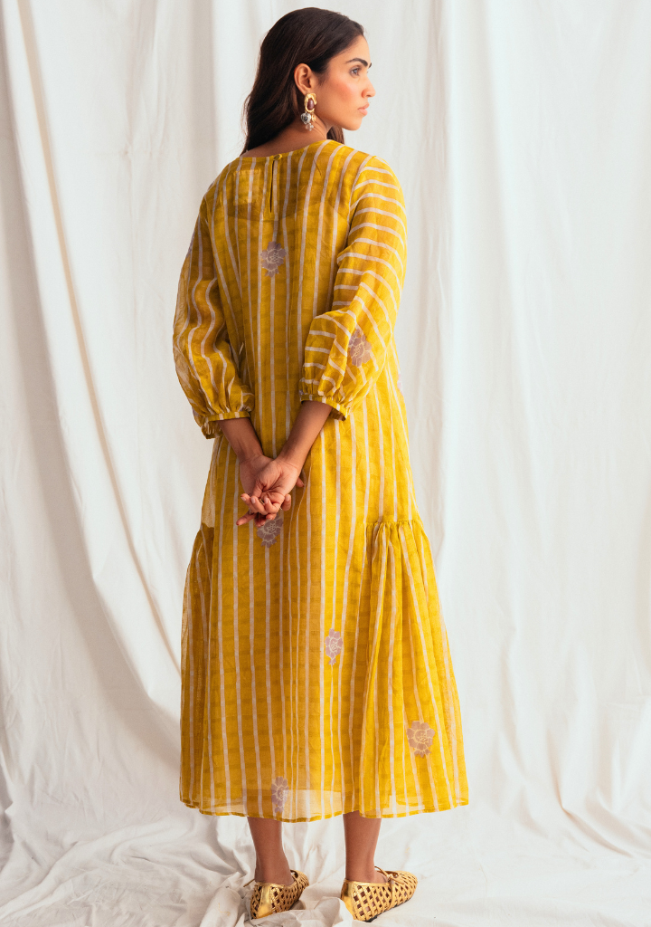 Dhoop Peasant Dress