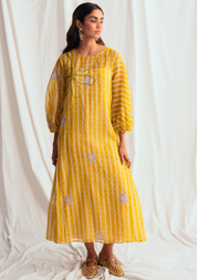 Dhoop Peasant Dress