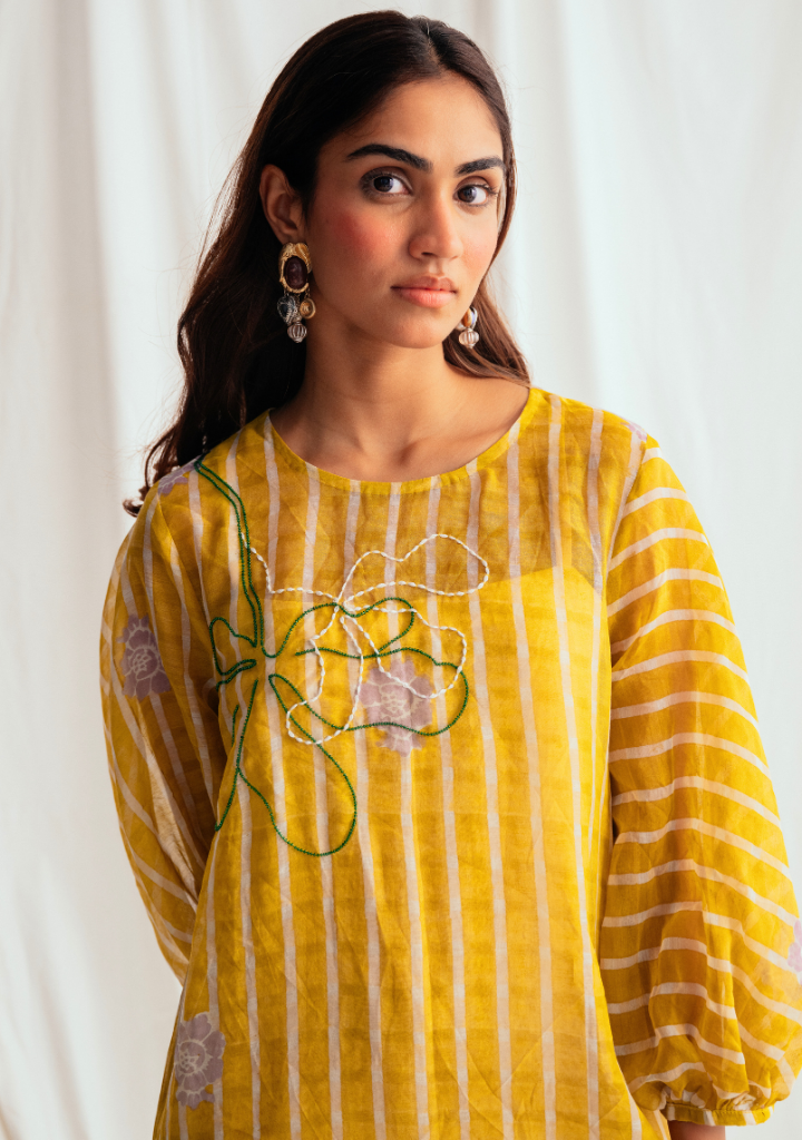 Dhoop Peasant Dress
