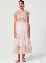 Dhuthi Embroidered Skirt