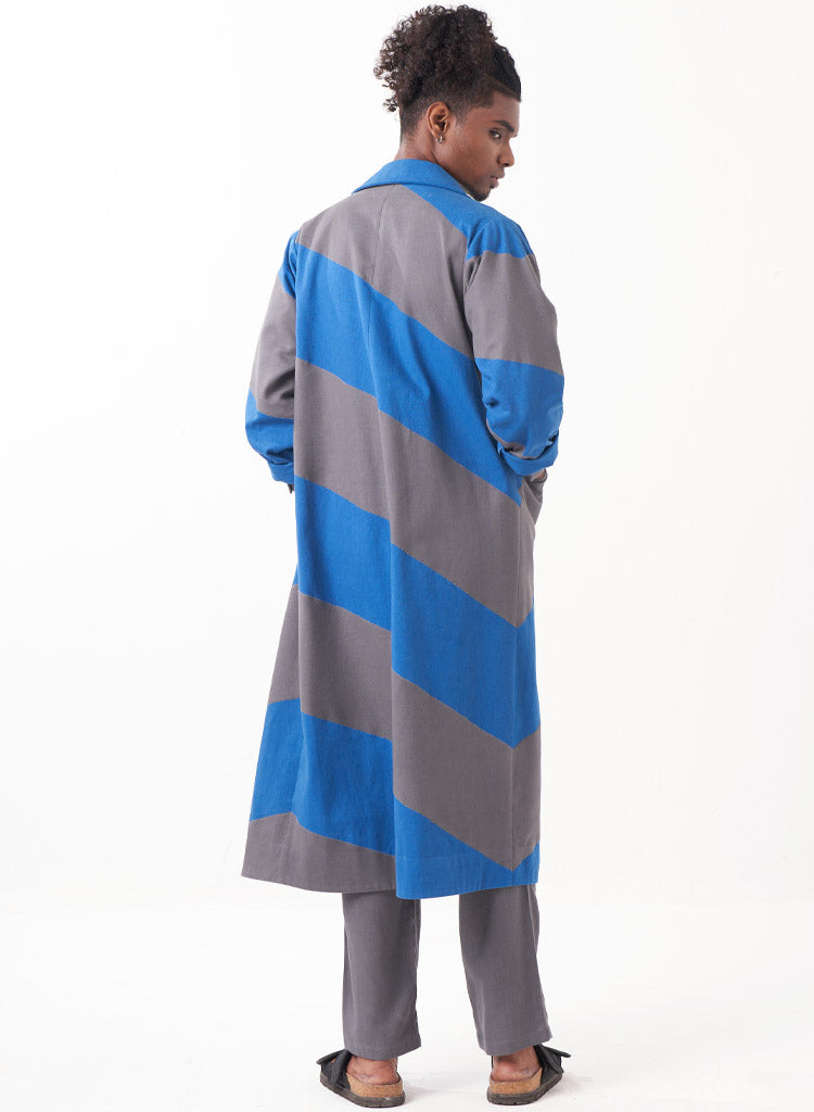 Diagonal Panel Jacket