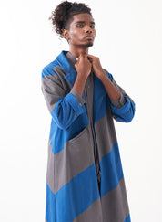 Diagonal Panel Jacket