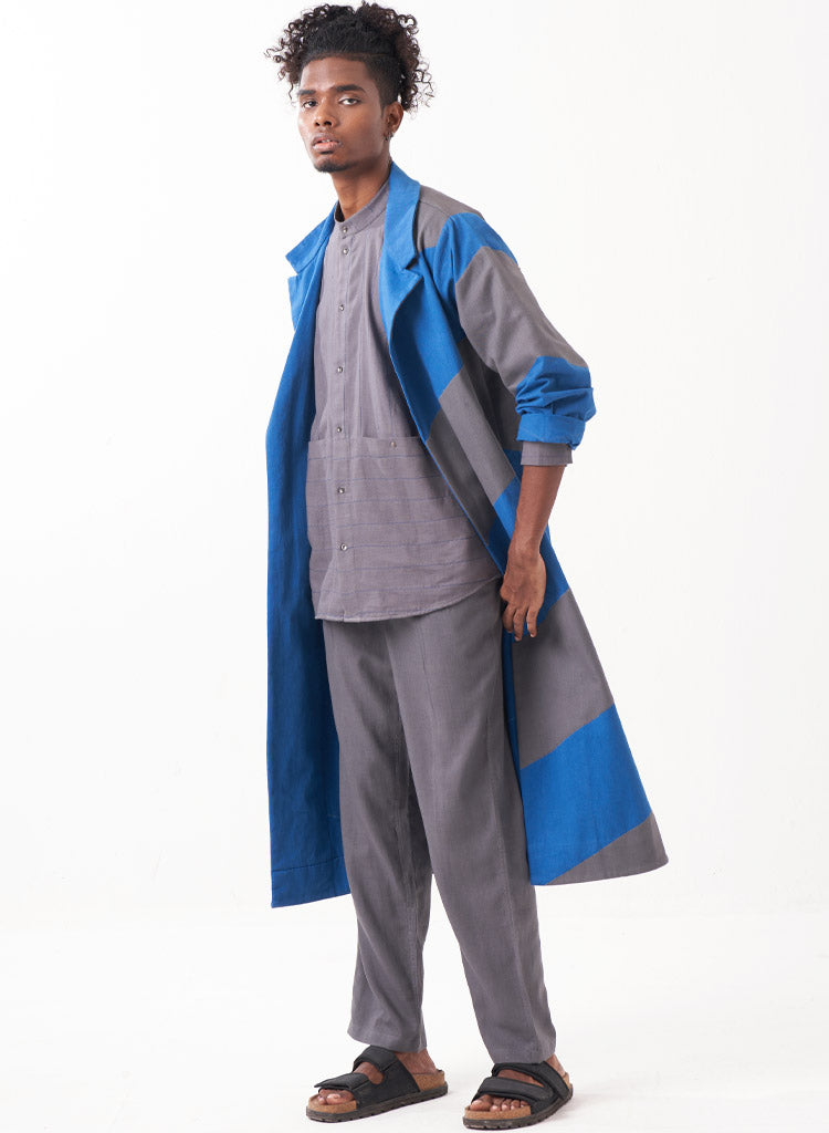 Diagonal Panel Jacket