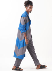 Diagonal Panel Jacket