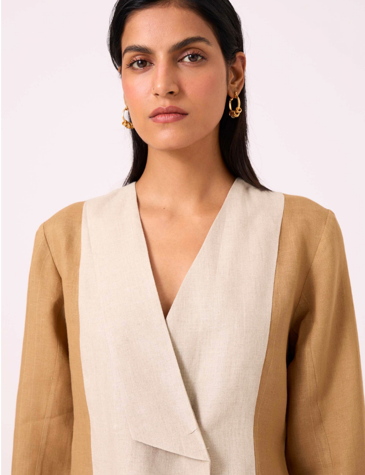 BEIGEジャケット Vintage 1990s Members Only Tan Windbreaker Jacket / 90s