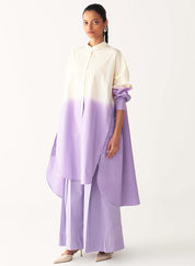 Dip Dye Side Button Tunic