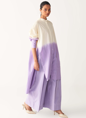 Dip Dye Side Button Tunic