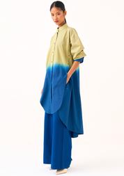 Dip-Dye Side Button Tunic
