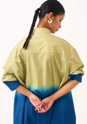 Dip-Dye Side Button Tunic