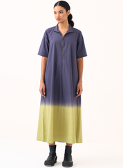 Dip Dye Turtle Neck Dress