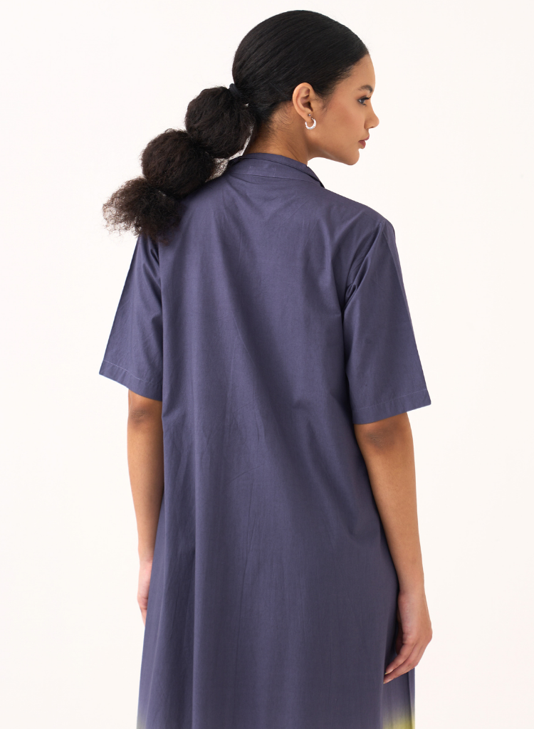 Dip Dye Turtle Neck Dress