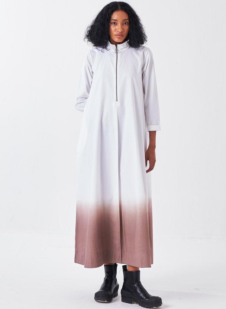 Dip Dye Turtleneck Dress