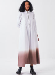Dip Dye Turtleneck Dress
