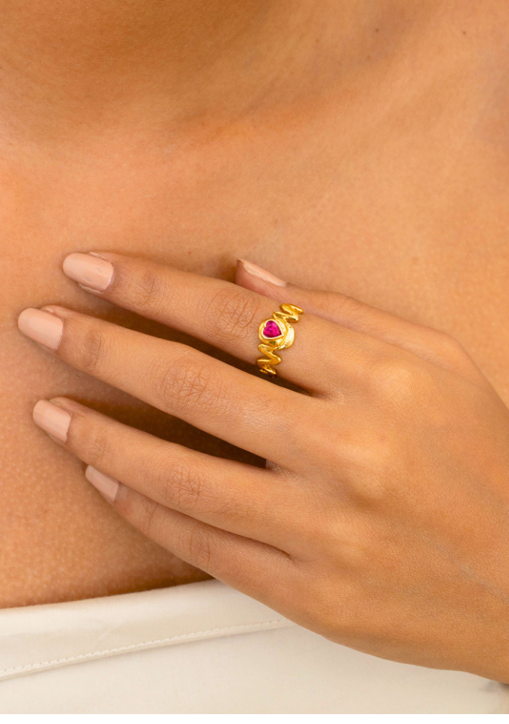 Doodle Love Ring