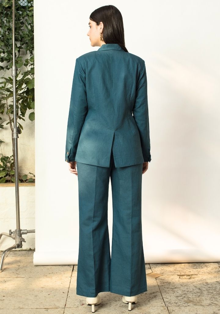 Double Breasted Blazer Set