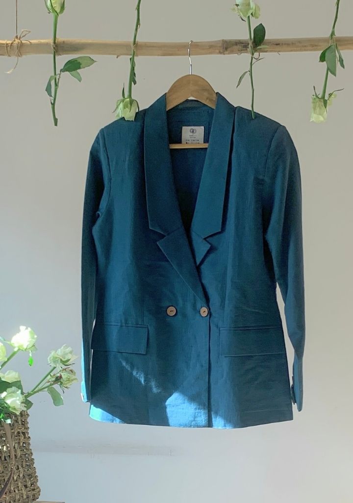 Double Breasted Blazer Set